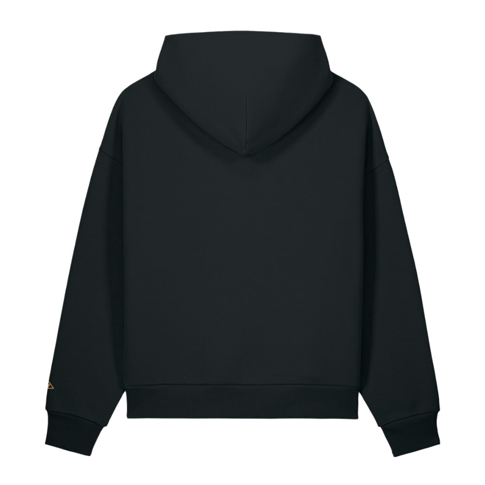 Atelier Sculpted Hoodie by ORTHIC in Black, back