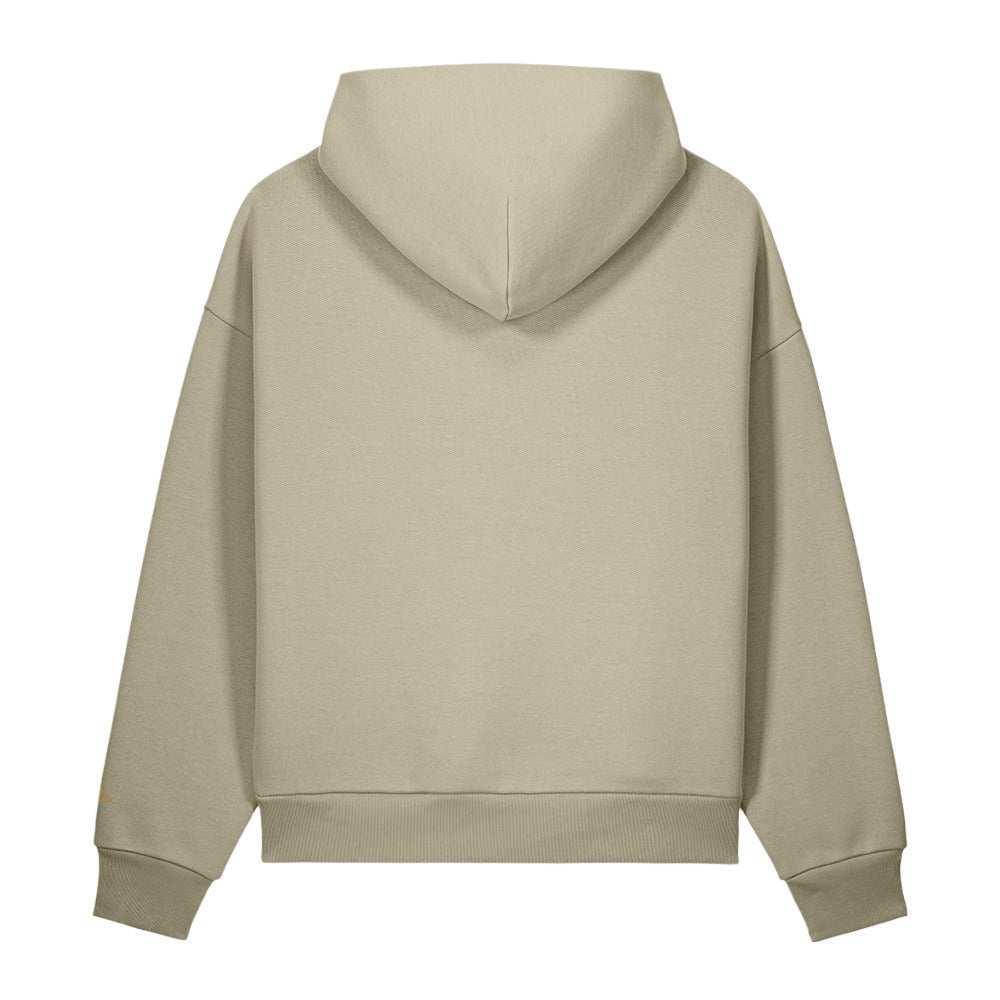 Atelier Sculpted Hoodie by ORTHIC in Stone, back