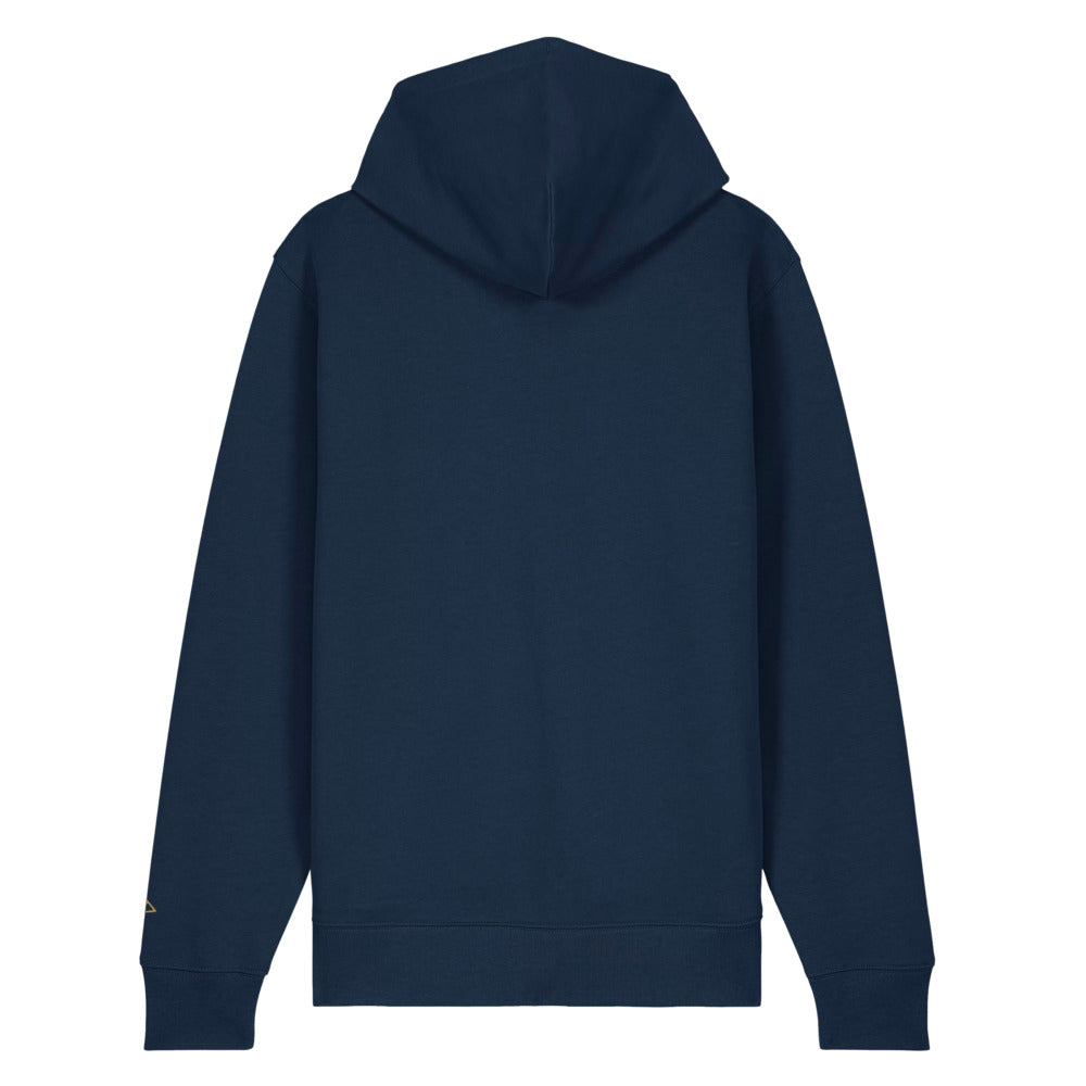 Atelier Zip Hoodie by ORTHIC in French Navy, back