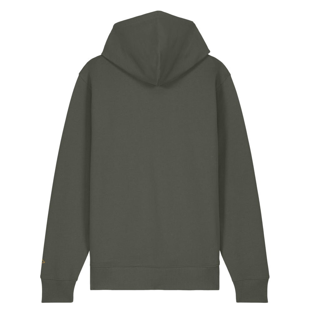 Atelier Zip Hoodie by ORTHIC in Loden, back