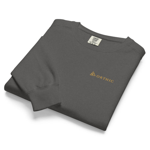 Canyon Hour Garment-Dyed Crew — Orthic Mark by ORTHIC