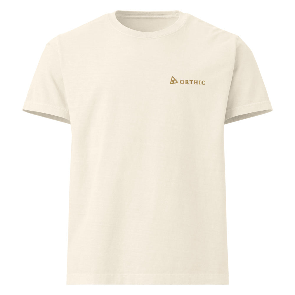 Quiet Weight Washed Heavy Tee — Orthic Mark by ORTHIC