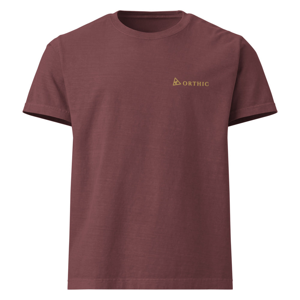Quiet Weight Washed Heavy Tee — Orthic Mark by ORTHIC
