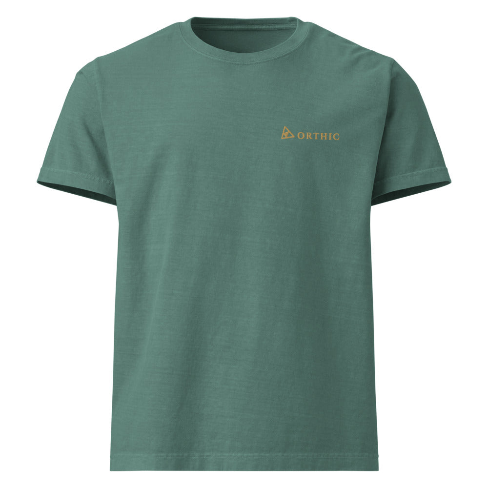 Quiet Weight Washed Heavy Tee — Orthic Mark by ORTHIC