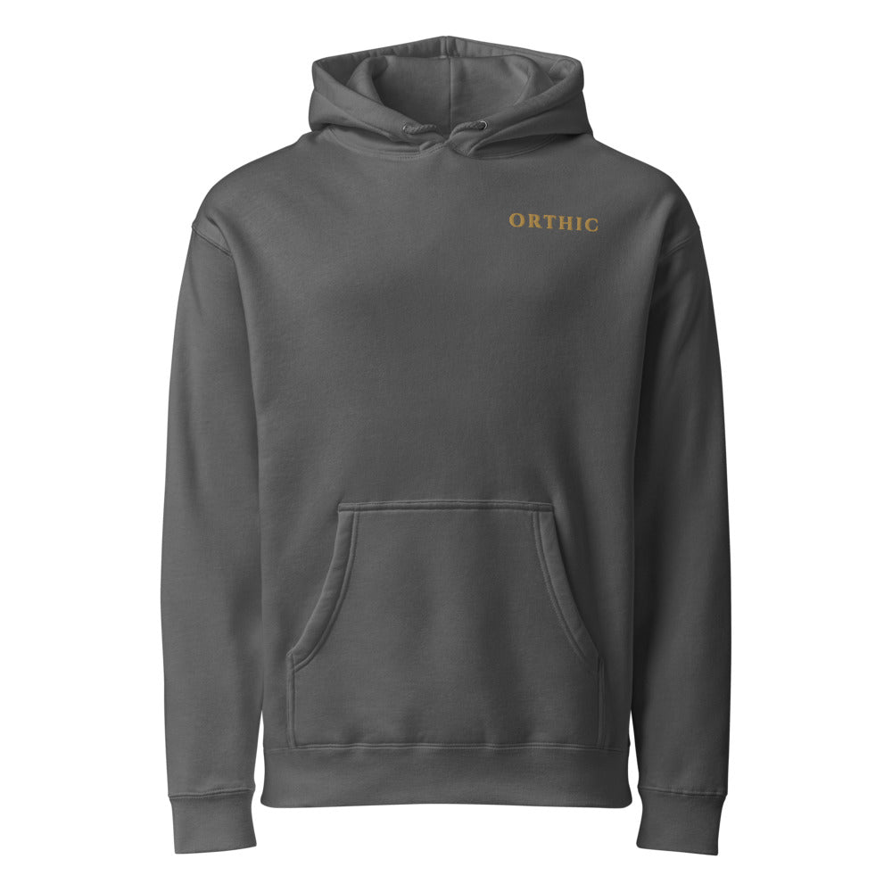 Quiet Weight Heavy Hoodie — Loden by ORTHIC
