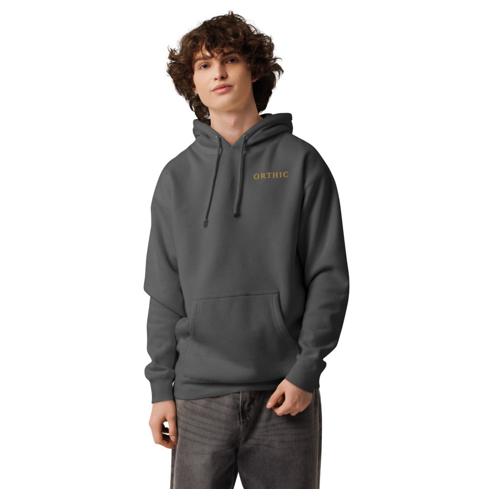 Quiet Weight Heavy Hoodie — Loden by ORTHIC