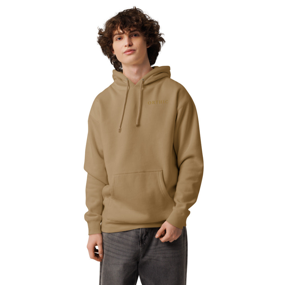 Quiet Weight Heavy Hoodie — Loden by ORTHIC