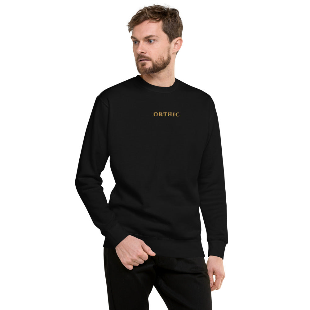 Long Hour Premium Sweatshirt — Gold Centre by ORTHIC