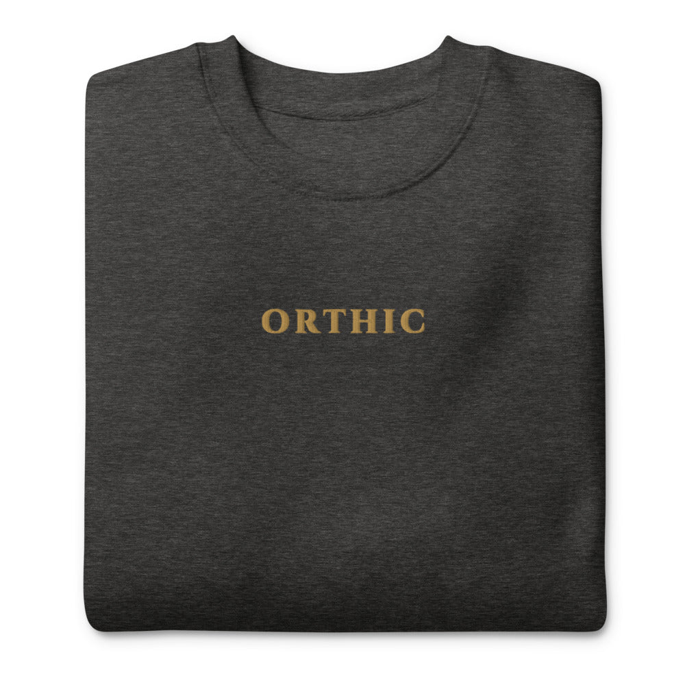 Long Hour Premium Sweatshirt — Gold Centre by ORTHIC