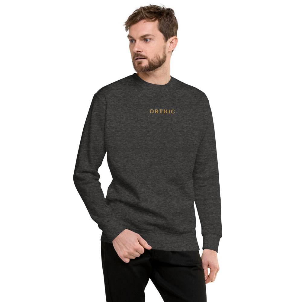 Long Hour Premium Sweatshirt — Gold Centre by ORTHIC
