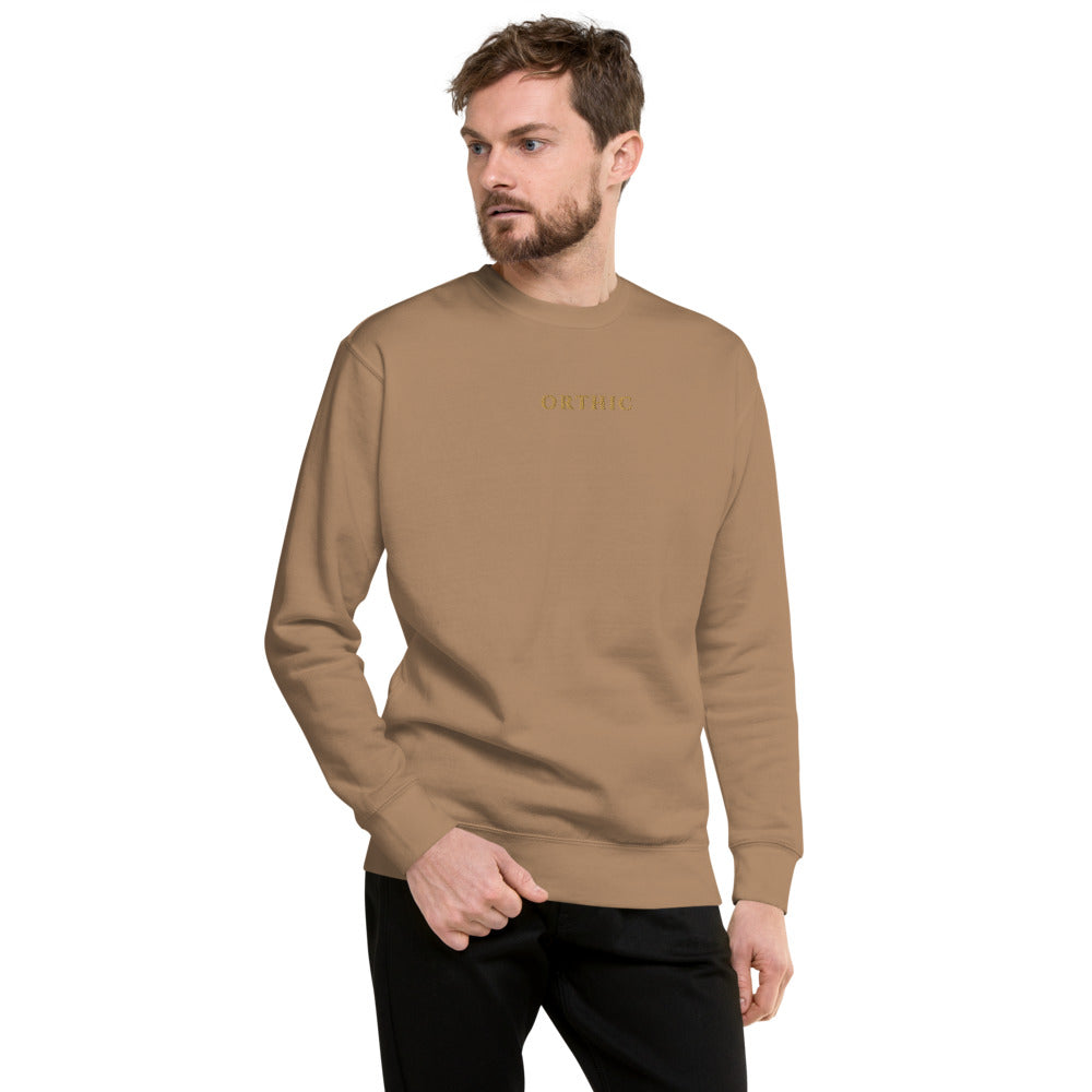 Long Hour Premium Sweatshirt — Gold Centre by ORTHIC
