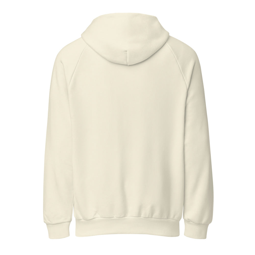 ORTHIC Mark Only 560 Hoodie — Super Heavyweight Relaxed Fit in Cream (ghost back)