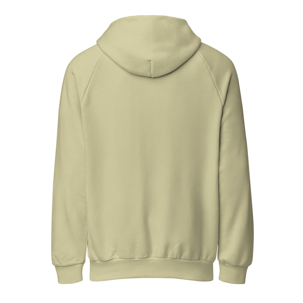 ORTHIC Mark Only 560 Hoodie — Super Heavyweight Relaxed Fit in Moss Gray (ghost back)